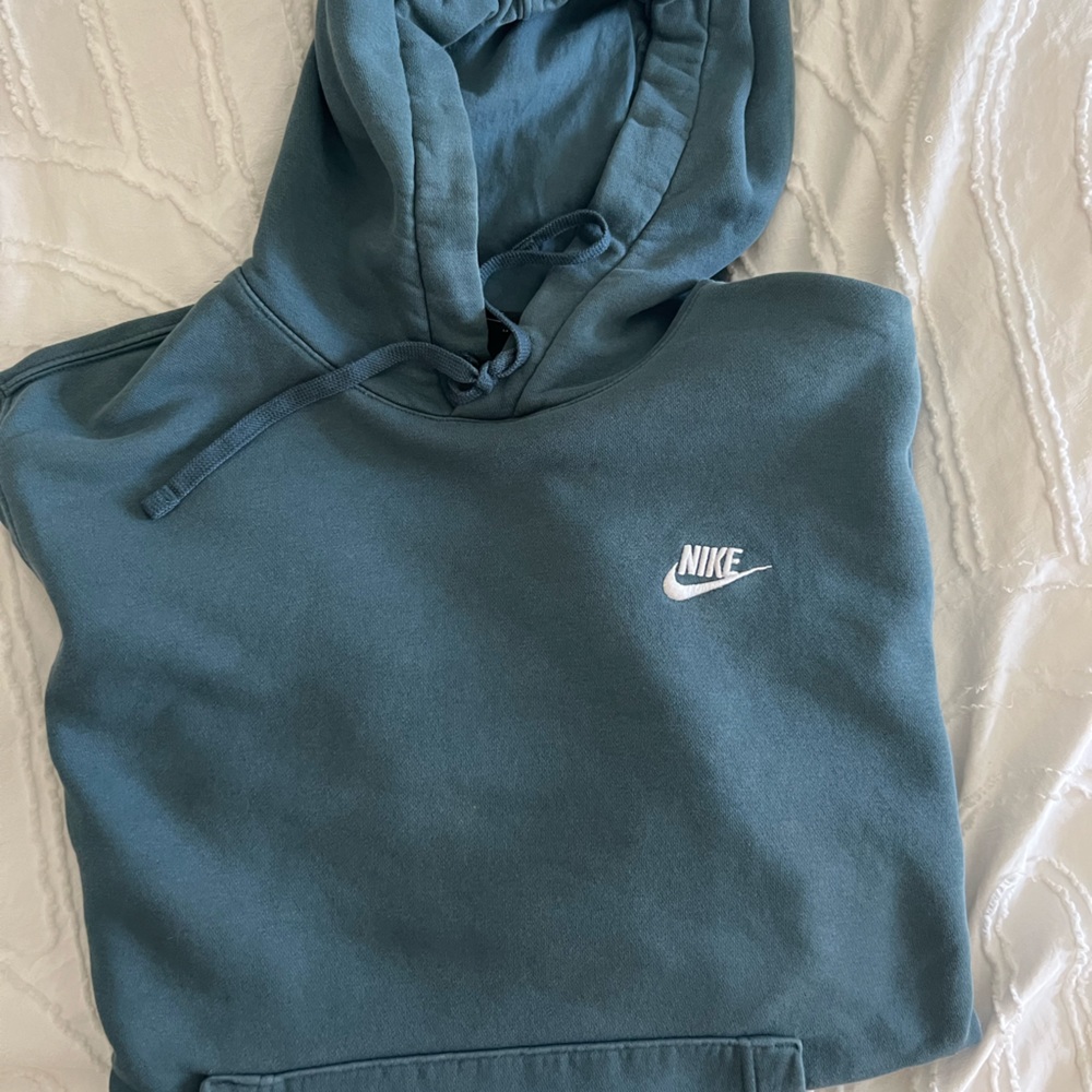 Nike Aqua Blue Club Hoodie/Sweatshirt